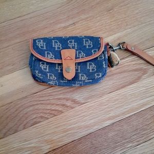 VINTAGE DOONEY AND BURKE DENIM WRISTLET